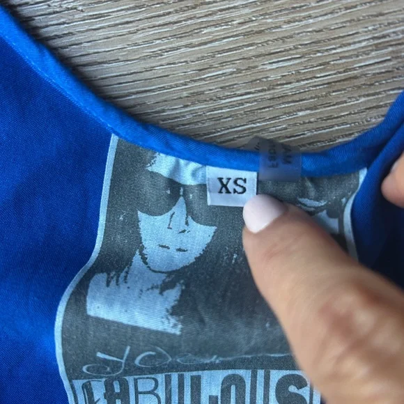 Young Fabulous & Broke Vibrant Blue Top - Picture 4 of 5